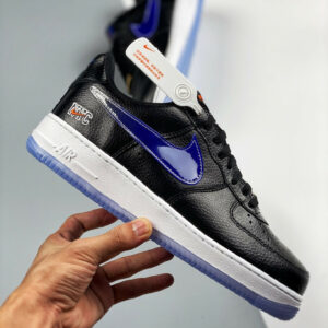 Kith x Nike Air Force 1 Low NYC Black Team Orange-Black-Rush Blue