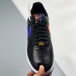 Kith x Nike Air Force 1 Low NYC Black Team Orange-Black-Rush Blue