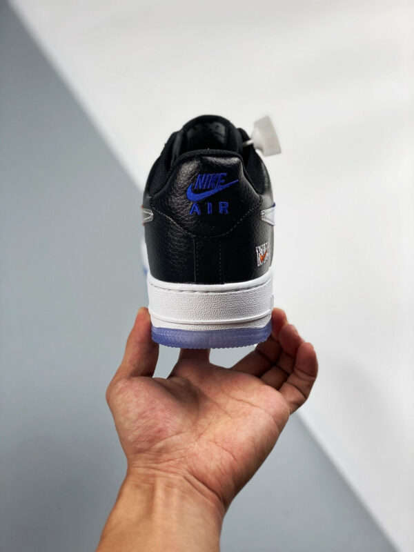 Kith x Nike Air Force 1 Low NYC Black Team Orange-Black-Rush Blue