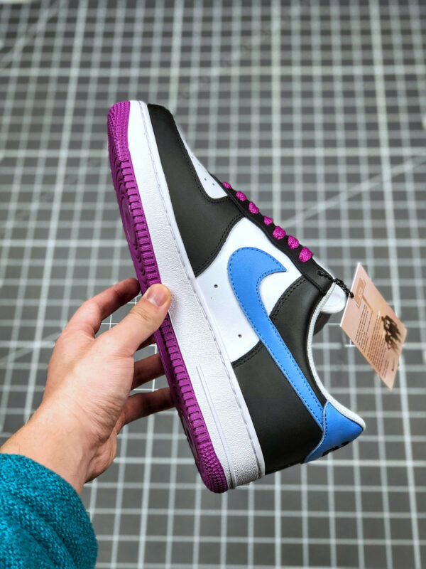 Kobe x Nike Air Force 1 Low Black White-Purpe-Blue For Sale