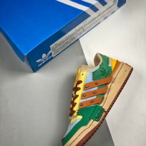 Melting Sadness x Adidas Forum Low Green Blue-Brown GW8725 For Sale