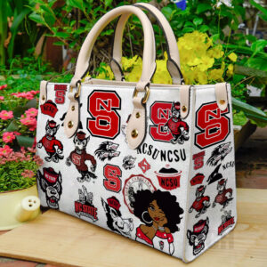 NC State Wolfpack Women Leather Hand Bag