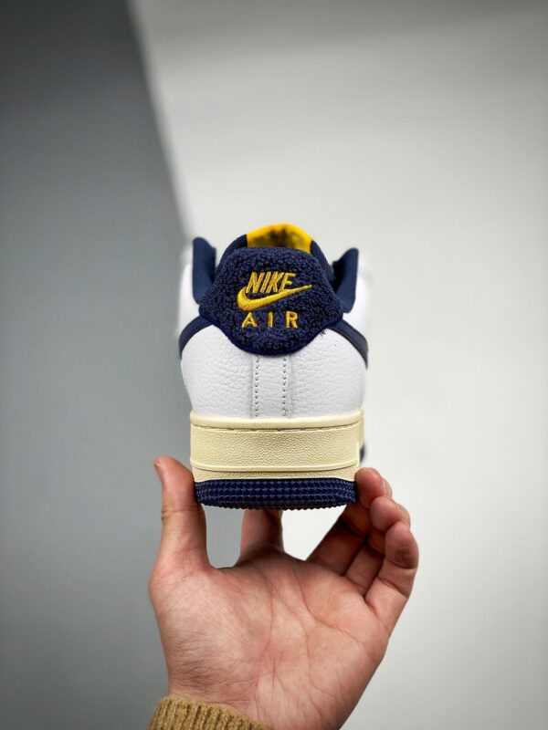 Nike Air Force 1 07 LV8 White Midnight Navy For Sale