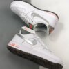 Nike Air Force 1 Crater White Metallic Silver-Laser Orange For Sale