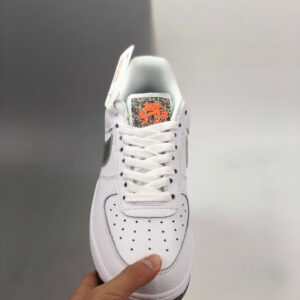 Nike Air Force 1 Crater White Metallic Silver-Laser Orange For Sale