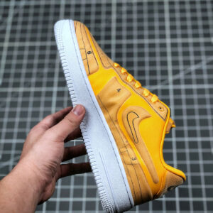 Nike Air Force 1 LX Blueprint Laser Orange Black-White For Sale