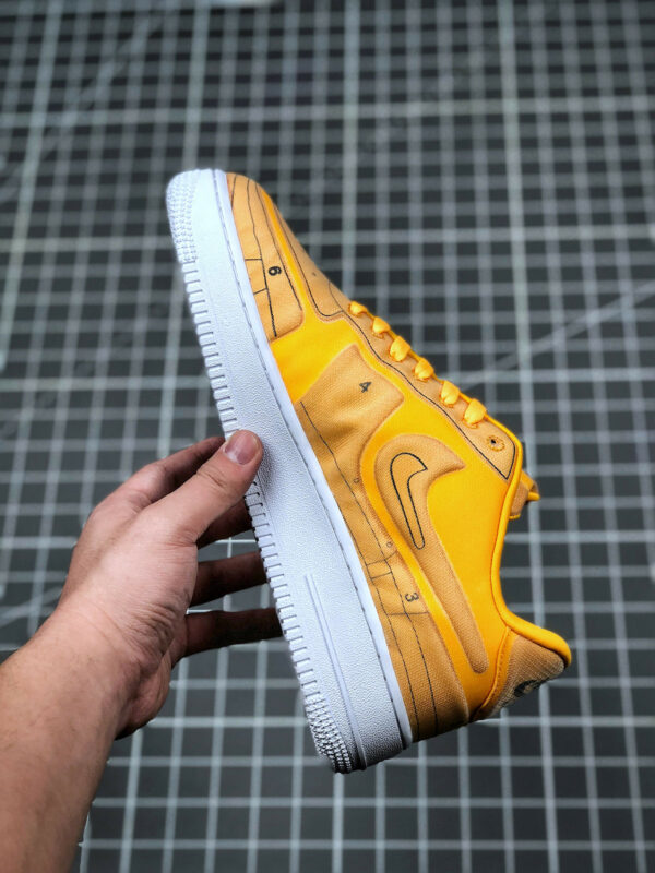 Nike Air Force 1 LX Blueprint Laser Orange Black-White For Sale