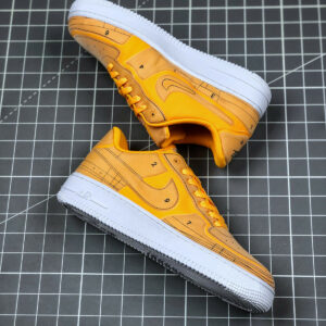 Nike Air Force 1 LX Blueprint Laser Orange Black-White For Sale