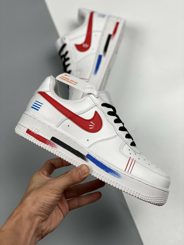 Nike Air Force 1 Low Diy White Black Blue For Sale