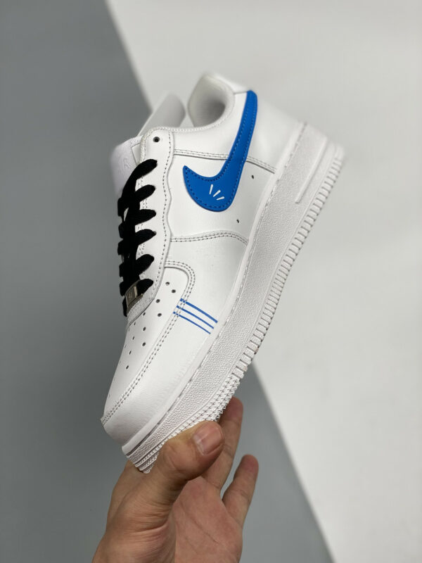 Nike Air Force 1 Low Diy White Black Blue For Sale