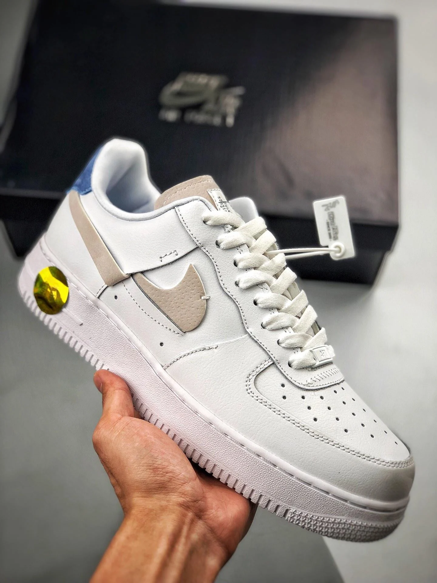 Nike Air Force 1 Low Inside Out White Grey For Sale