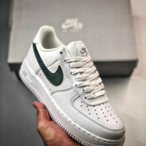 Nike Air Force 1 Low Glitter Swoosh Green DH4407-100 For Sale