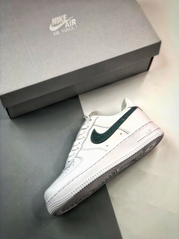 Nike Air Force 1 Low Glitter Swoosh Green DH4407-100 For Sale