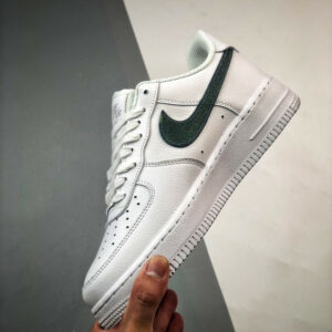 Nike Air Force 1 Low Glitter Swoosh Green DH4407-100 For Sale