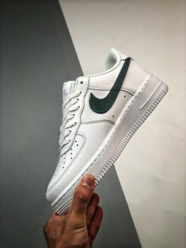 Nike Air Force 1 Low Glitter Swoosh Green DH4407-100 For Sale