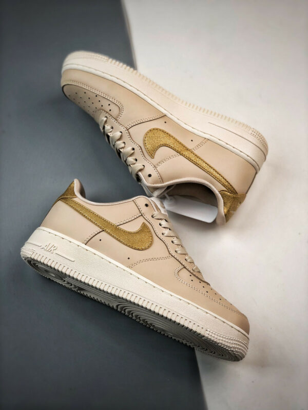 Nike Air Force 1 Low Gold Swoosh DQ7569-102 For Sale