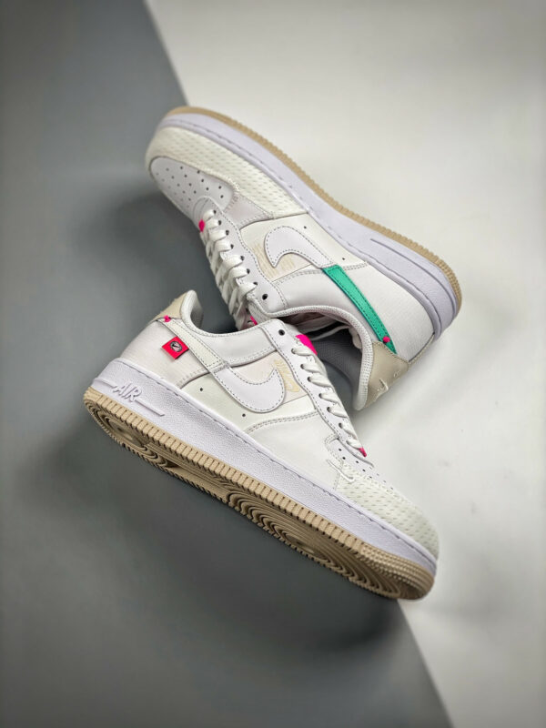 Nike Air Force 1 Low Pink Bling White Pink DX6061-111 For Sale