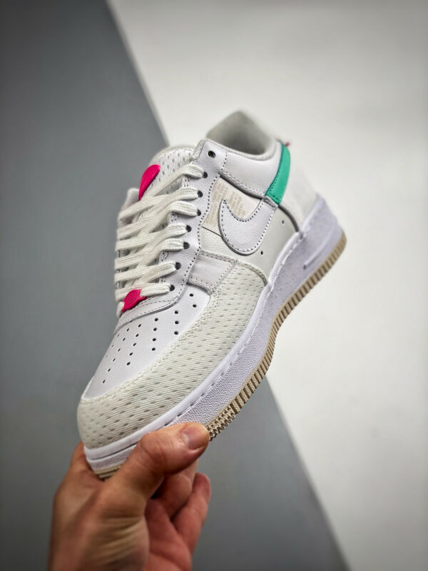 Nike Air Force 1 Low Pink Bling White Pink DX6061-111 For Sale