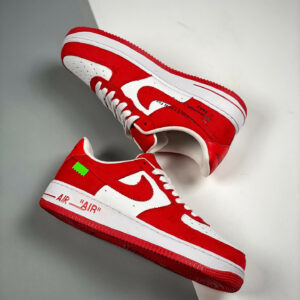 Nike Air Force 1 Low Red White For Sale