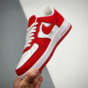 Nike Air Force 1 Low Red White For Sale