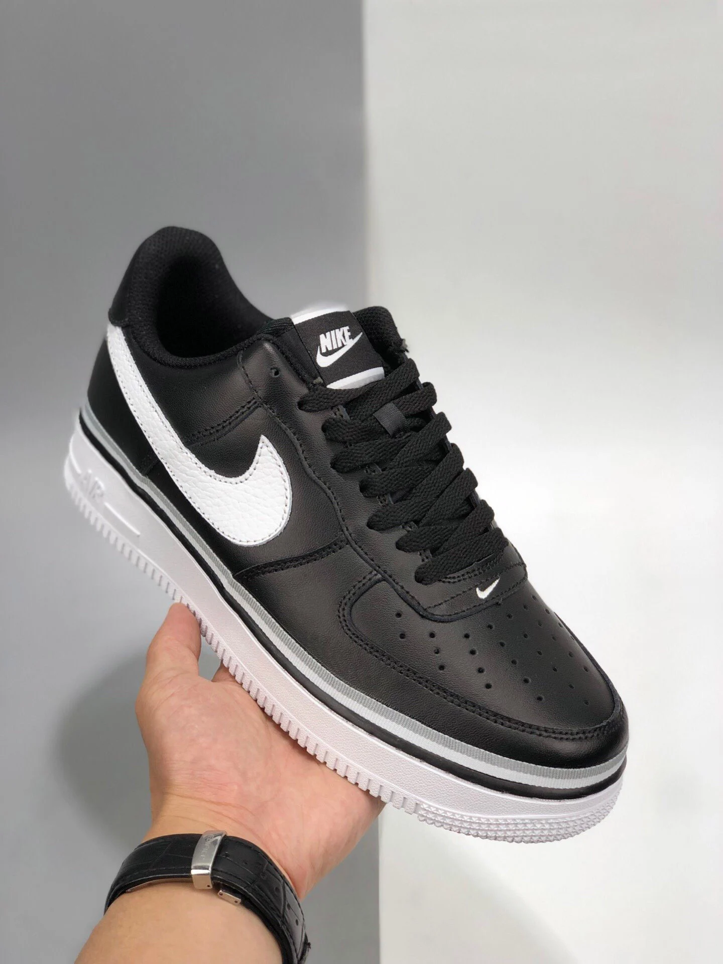 Nike Air Force 1 Low Ribbon Black White CT1621-001 For Sale