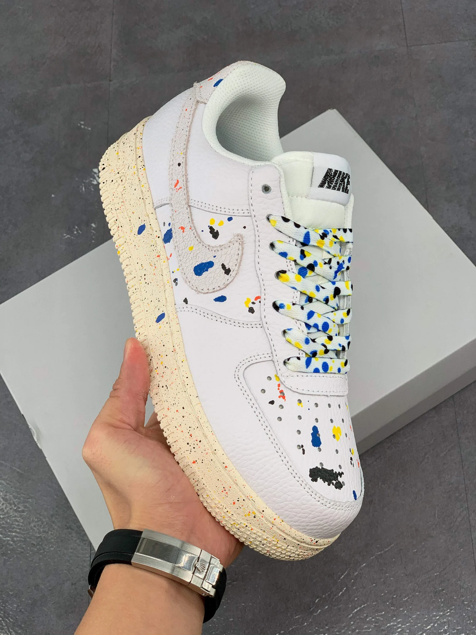 Nike Air Force 1 Low Splatter White CZ0339-100 For Sale