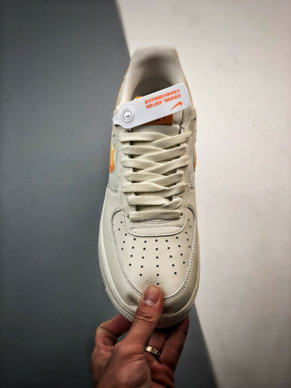 Nike Air Force 1 Low White Orange Streaks FN3419-100 For Sale