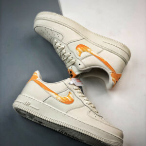 Nike Air Force 1 Low White Orange Streaks FN3419-100 For Sale