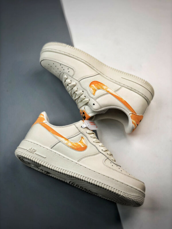 Nike Air Force 1 Low White Orange Streaks FN3419-100 For Sale