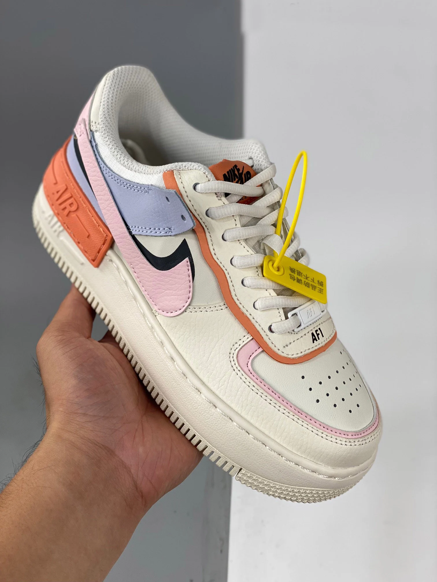 Nike Air Force 1 Shadow Sail Pink Glaze-Orange Chalk For Sale