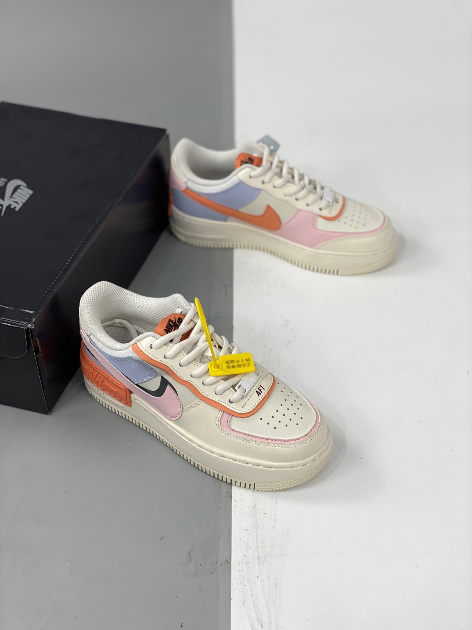 Nike Air Force 1 Shadow Sail Pink Glaze-Orange Chalk For Sale