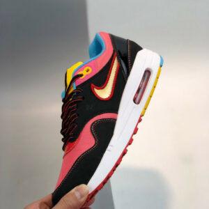 Nike Air Max 1 CNY Light Smoke Grey Black-Laser Blue-University Gold On Sale