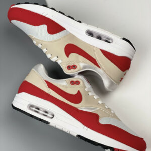 Nike Air Max 1 Anniversary White University Red 908375-103 For Sale