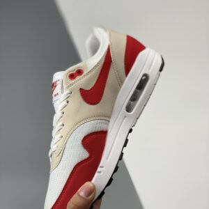 Nike Air Max 1 Anniversary White University Red 908375-103 For Sale