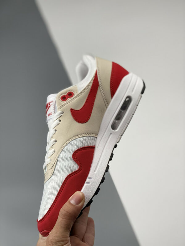 Nike Air Max 1 Anniversary White University Red 908375-103 For Sale