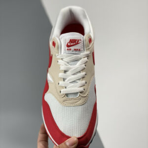 Nike Air Max 1 Anniversary White University Red 908375-103 For Sale