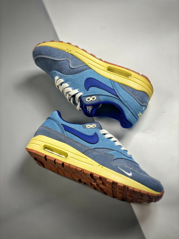 Nike Air Max 1 Dirty Denim Mineral Slate Blue-Lemon Wash DV3050-300 For Sale