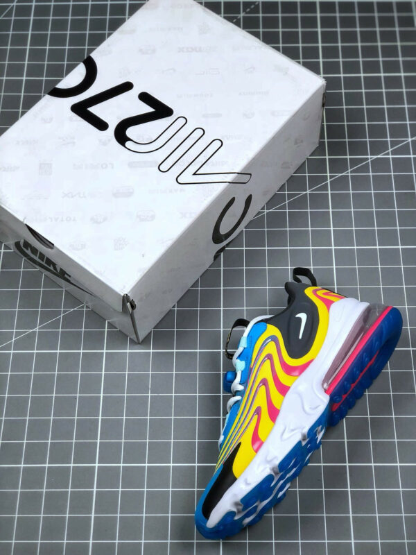 Nike Air Max 270 React ENG Laser Blue White-Anthracite For Sale