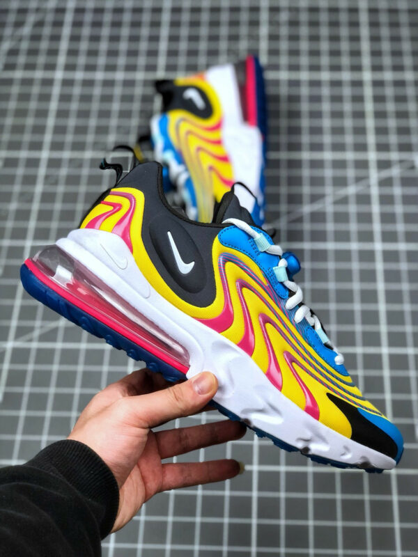 Nike Air Max 270 React ENG Laser Blue White-Anthracite For Sale