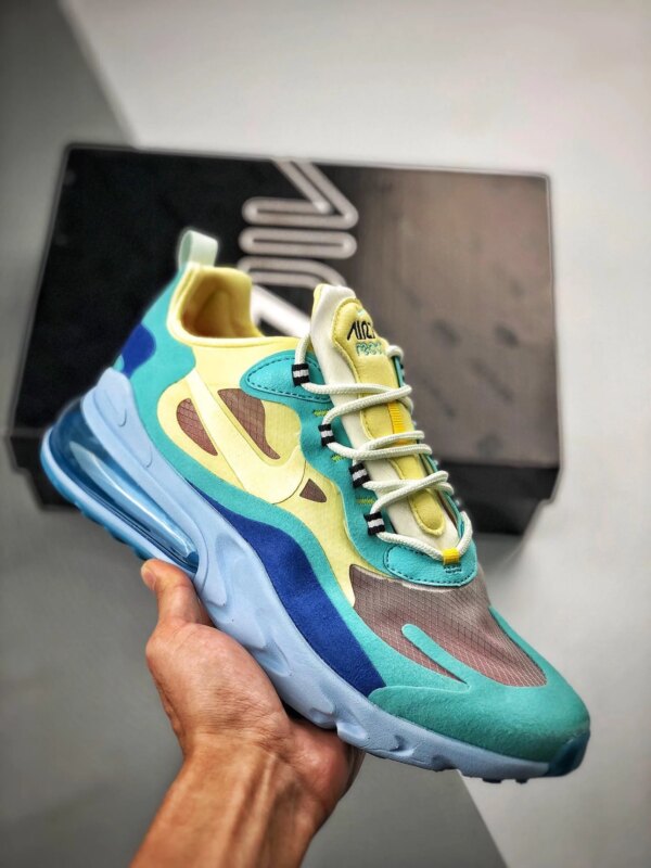 Nike Air Max 270 React Hyper Jade Frosted Spruce-Barely Volt