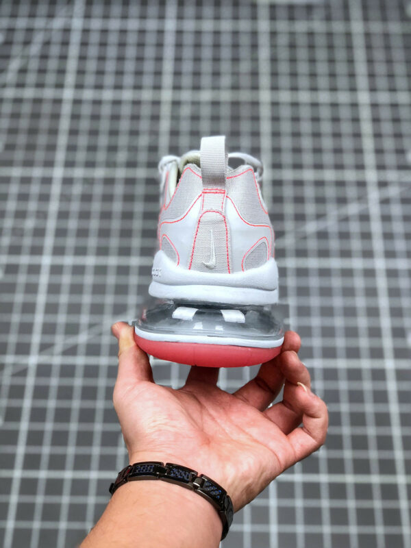 Nike Air Max 270 React White White-Flash Crimson For Sale