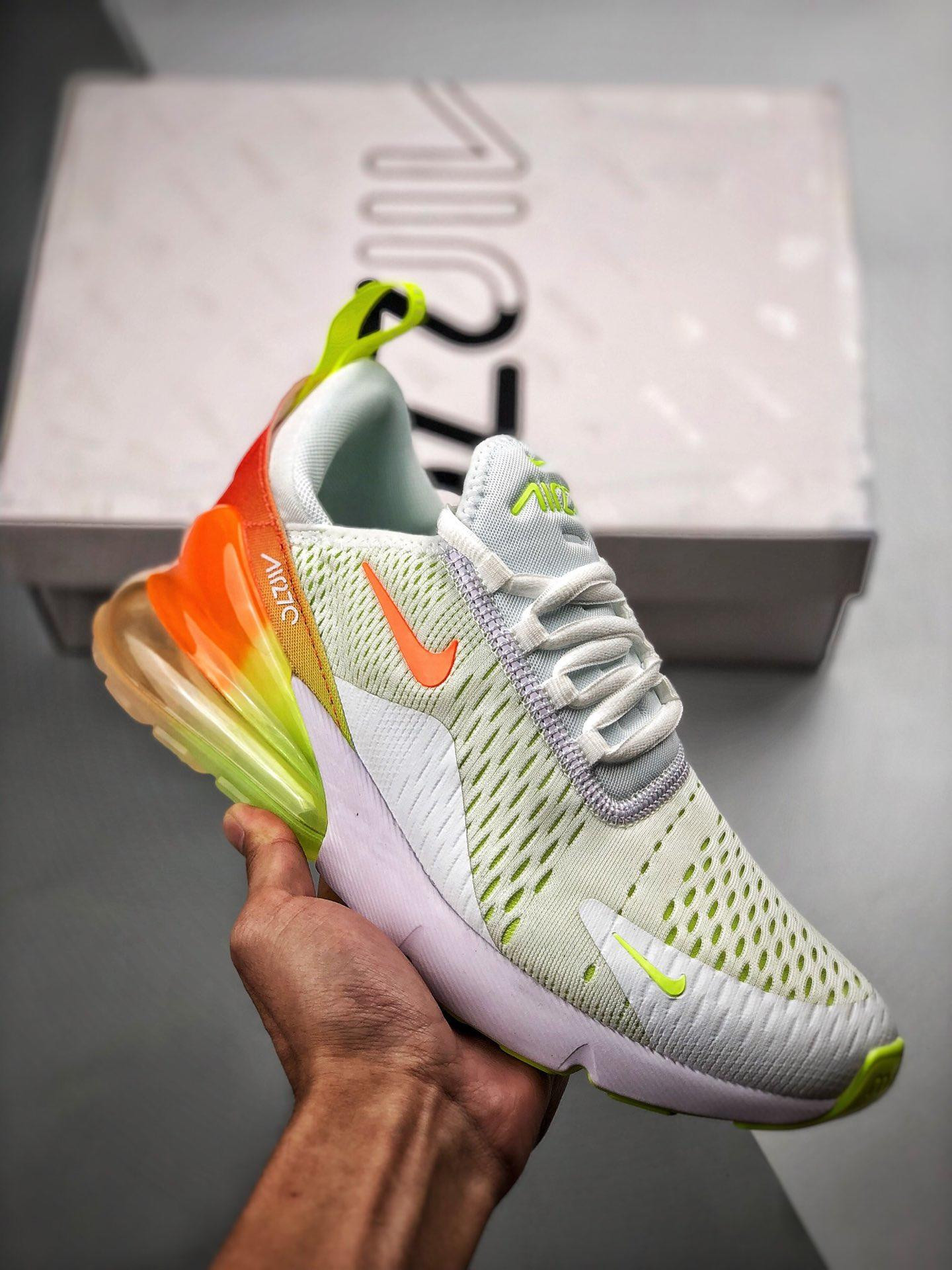 Nike Air Max 270 White Volt Gradient For Sale