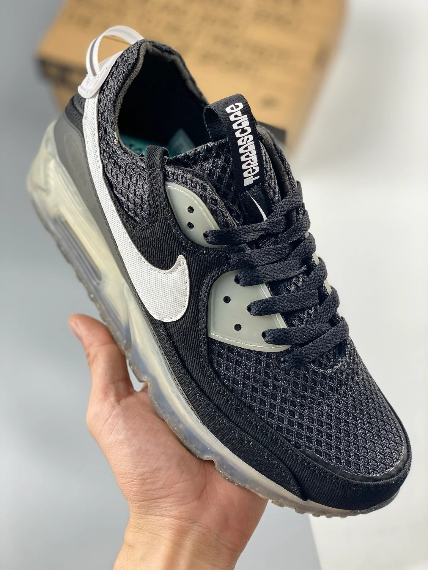 Nike Air Max 90 Terrascape Black White DM0033-002 For Sale