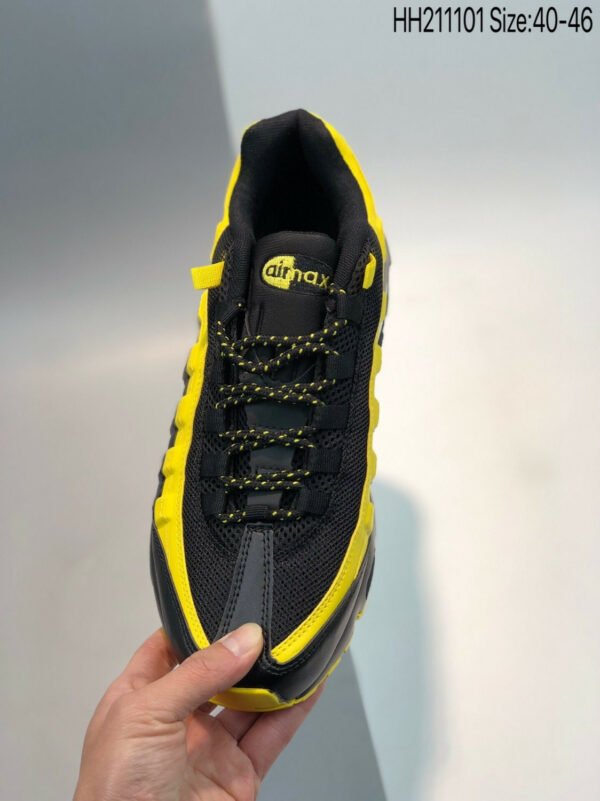 Nike Air Max 95 Frequency Pack Black Tour Yellow-White On Sale