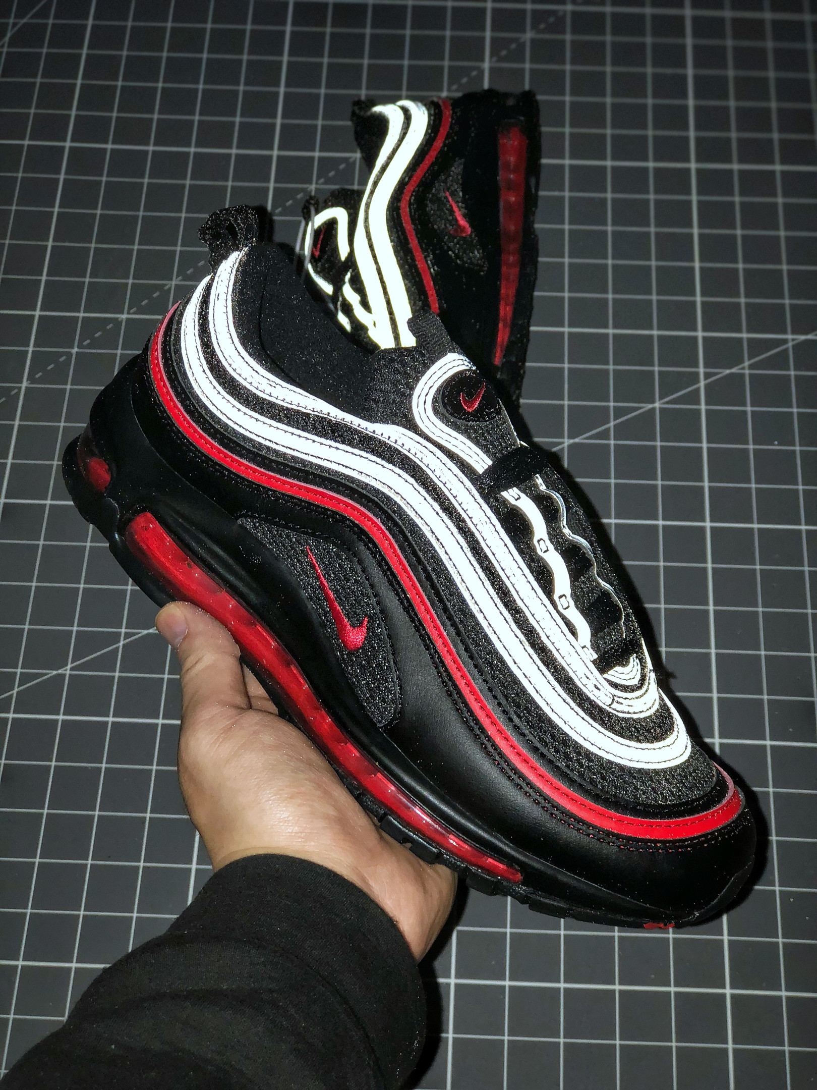 Nike Air Max 97 Valentines Day 2020 Black Red CU9990-001 On Sale