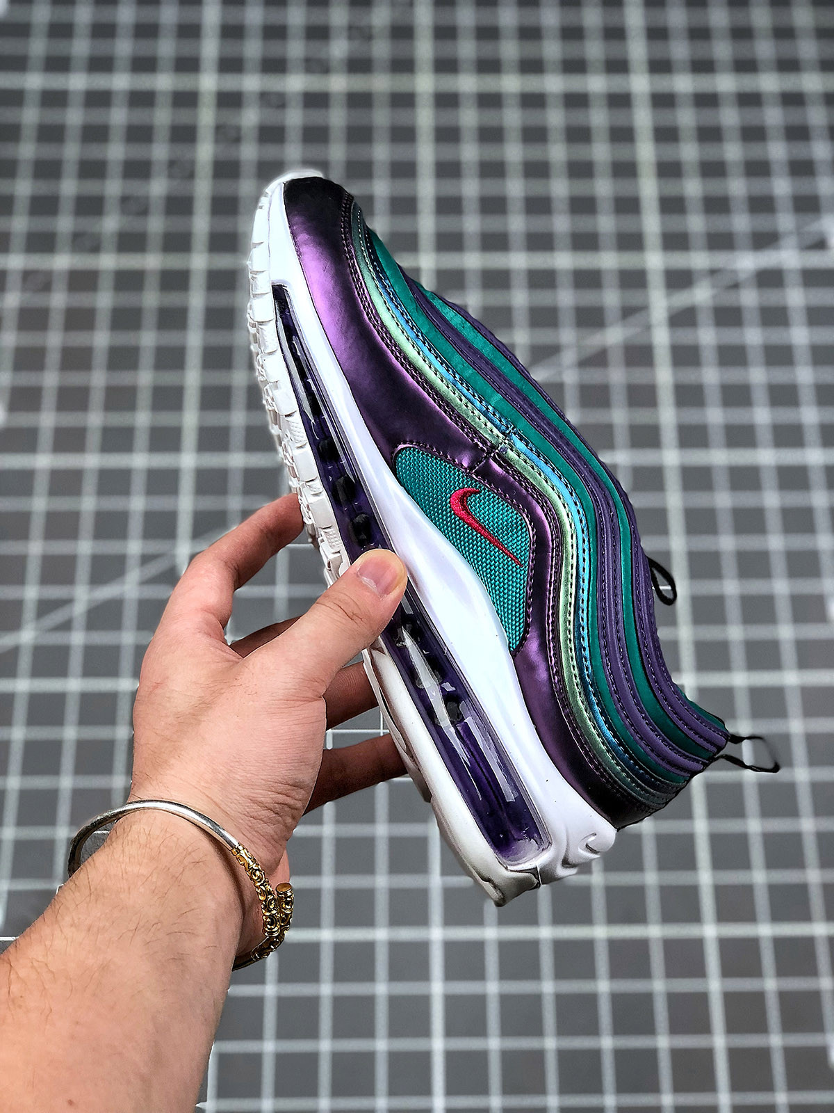 Nike Air Max 97 Court Purple Neptune Blue-Black-Rush Pink On Sale