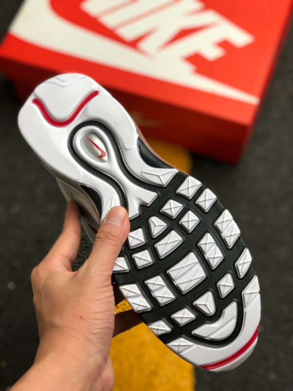 Nike Air Max 97 White Varsity Red-Metallic Silver-Black On Sale