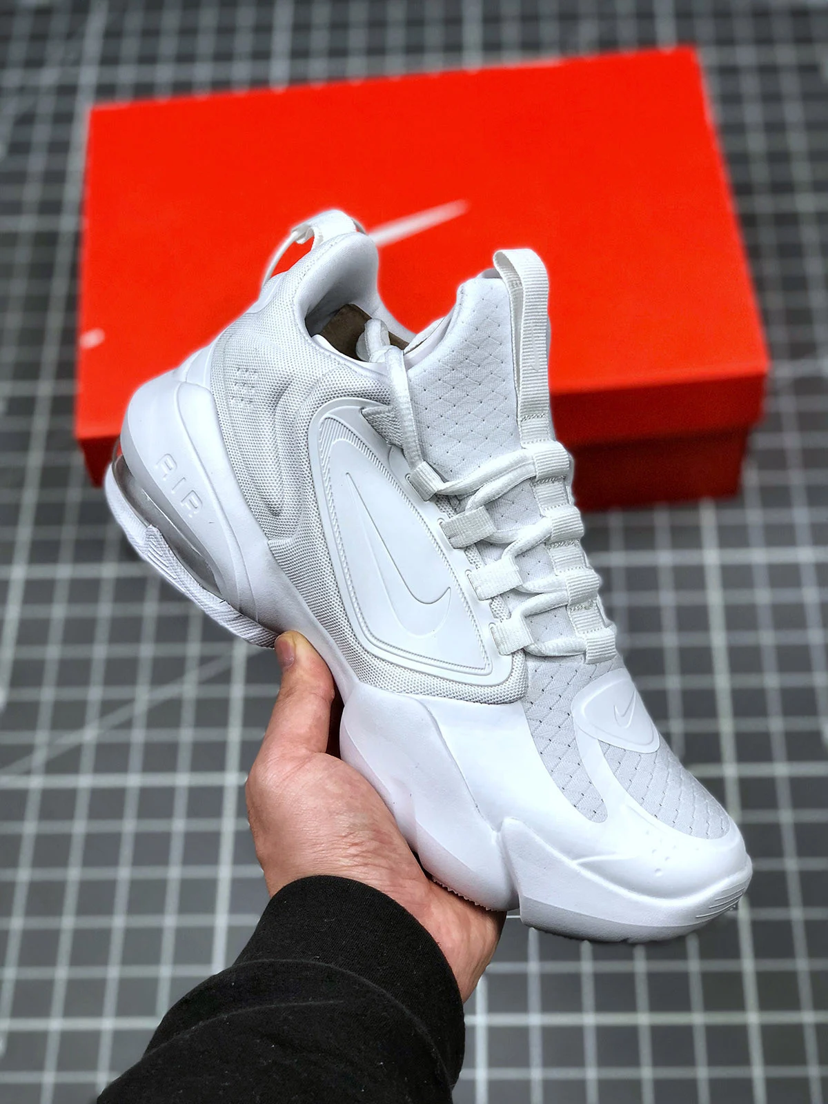 Nike Air Max Alpha Savage Triple White AT3378-101 For Sale