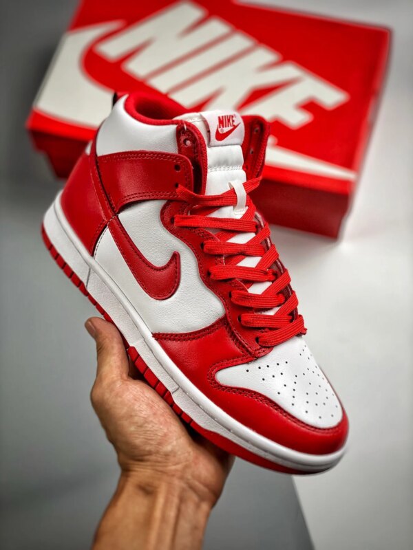 Nike Dunk High Championship White University Red DD1399-106 For Sale