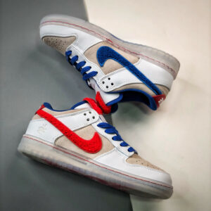 Nike Dunk Low Year of the Rabbit White Crimson-Varsity Royal FD4203-161 For Sale